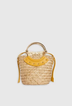 CLAUDIE PIERLOT Mini Panier Abeille Paille 10 CLAUDIE PIERLOT Mini Panier Abeille Paille -Claudie Pierlot Mode Claudie CFASA00480 E020 H 4