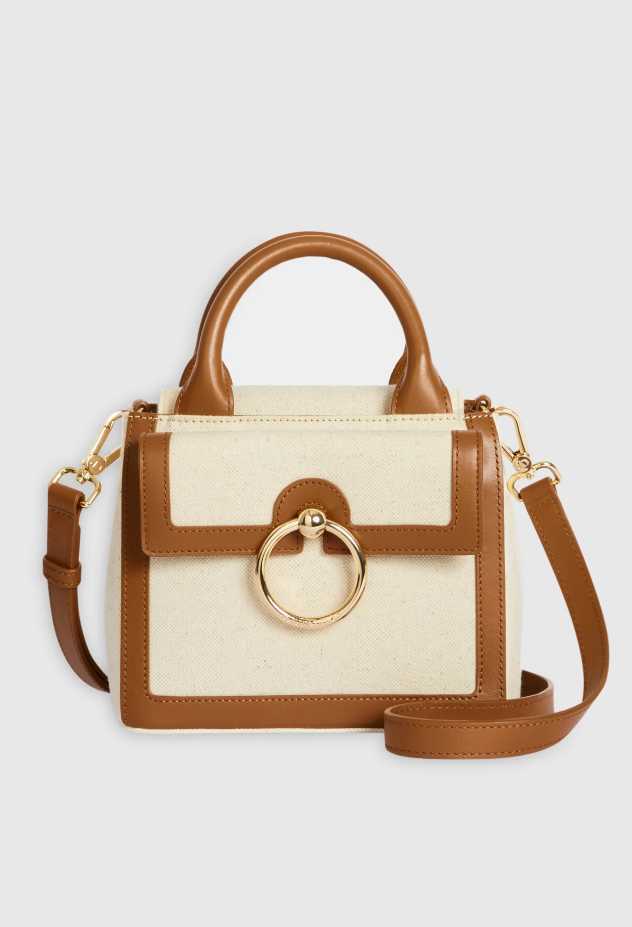 CLAUDIE PIERLOT Sac Anouck Toile Beige 3 CLAUDIE PIERLOT Sac Anouck Toile Beige