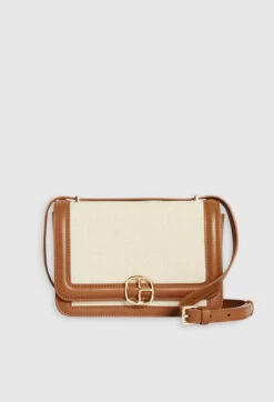 CLAUDIE PIERLOT Sac Alberto Toile Beige