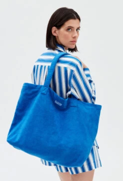CLAUDIE PIERLOT Tote Bag éponge Bleu -Claudie Pierlot Mode Claudie CFASA00526 D034 H 2