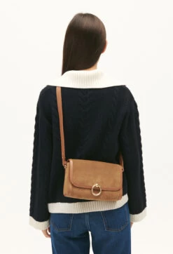 CLAUDIE PIERLOT Sac Anoushka Cuir Suède Caramel -Claudie Pierlot Mode Claudie CFASA00530 G004 H 6