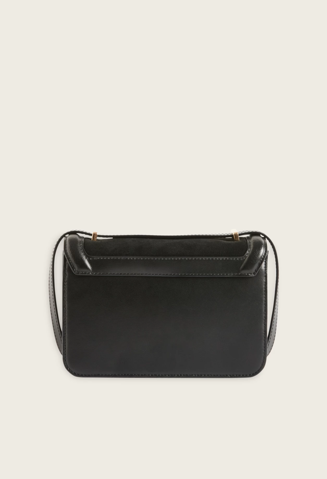CLAUDIE PIERLOT Sac Alberto Cuir Suède Noir 6 CLAUDIE PIERLOT Sac Alberto Cuir Suède Noir – Image 4