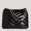 CLAUDIE PIERLOT Grand Sac Pochon Cuir Matelassé Noir -Claudie Pierlot Mode Claudie CFASA00539 B001 H 1