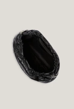 CLAUDIE PIERLOT Grand Sac Pochon Cuir Matelassé Noir -Claudie Pierlot Mode Claudie CFASA00539 B001 H 3