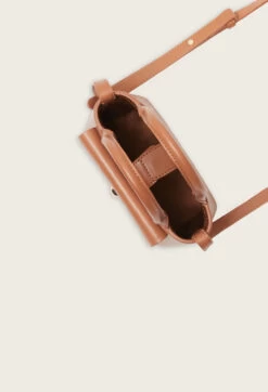 CLAUDIE PIERLOT Mini Sac Anouck Cuir Caramel -Claudie Pierlot Mode Claudie CFASA00551 G004 H 3