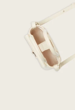 CLAUDIE PIERLOT Sac Anouck Nano Cuir Grainé écru -Claudie Pierlot Mode Claudie CFASA00552 A004 H 3