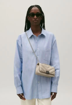 CLAUDIE PIERLOT Sac Angelina Cuir Beige -Claudie Pierlot Mode Claudie CFASA00572 A023 H 2