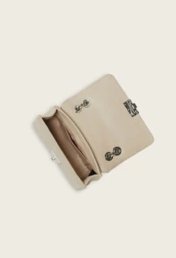 CLAUDIE PIERLOT Sac Angelina Cuir Beige -Claudie Pierlot Mode Claudie CFASA00572 A023 H 3