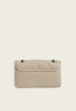 CLAUDIE PIERLOT Sac Angelina Cuir Beige -Claudie Pierlot Mode Claudie CFASA00572 A023 H 4