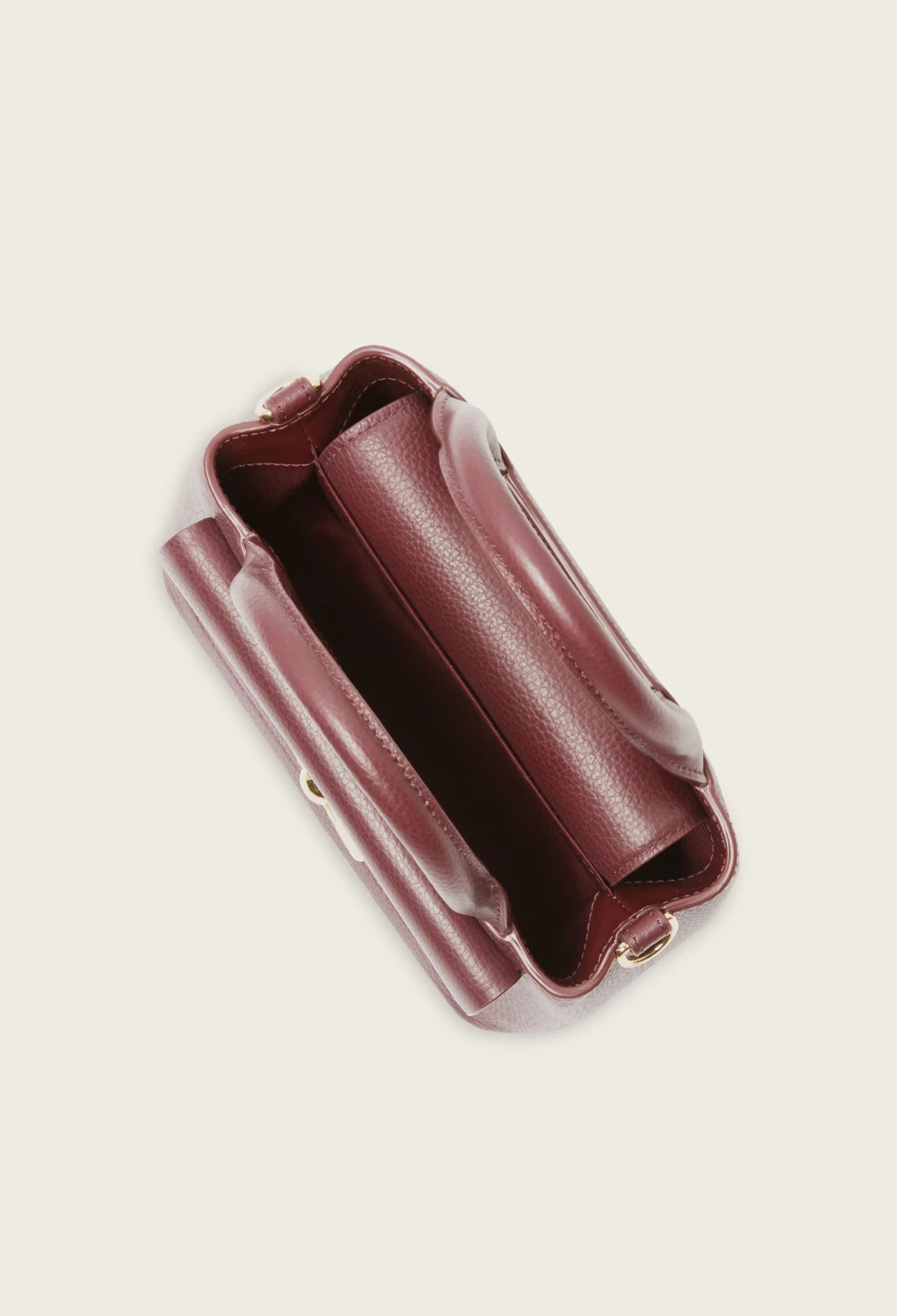 CLAUDIE PIERLOT Sac Anouck Cuir Bordeaux 5 CLAUDIE PIERLOT Sac Anouck Cuir Bordeaux – Image 3