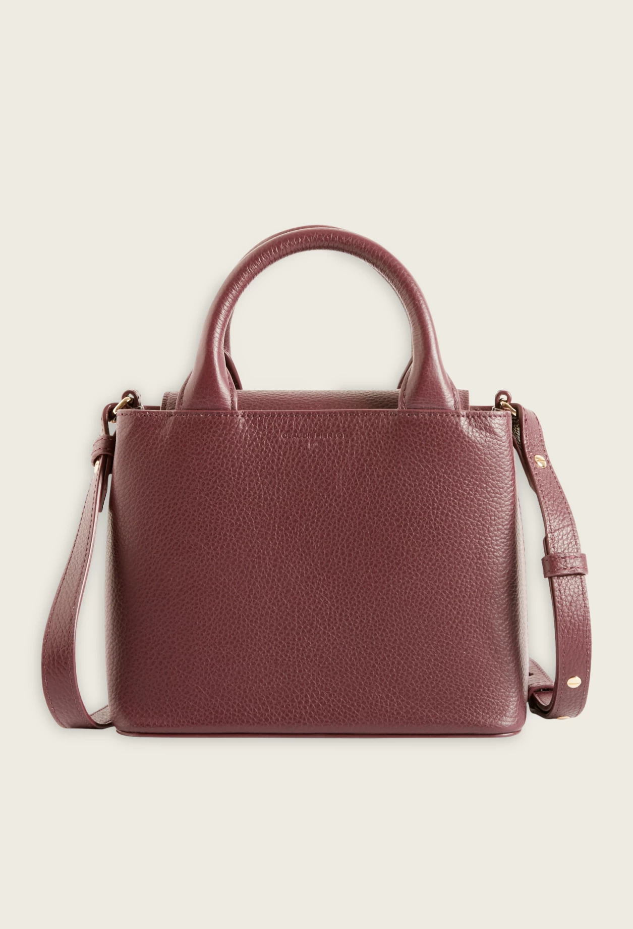 CLAUDIE PIERLOT Sac Anouck Cuir Bordeaux 6 CLAUDIE PIERLOT Sac Anouck Cuir Bordeaux – Image 4