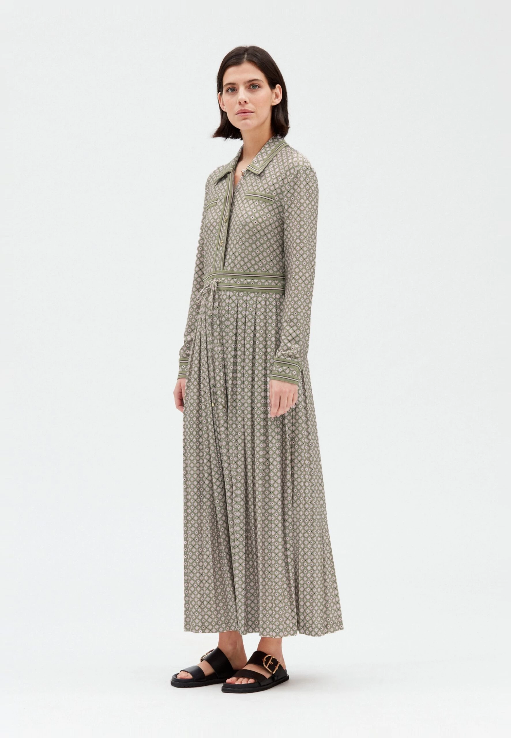 CLAUDIE PIERLOT Tanti - Robe Chemise - Print Clair 4 CLAUDIE PIERLOT Tanti - Robe Chemise - Print Clair â Image 2