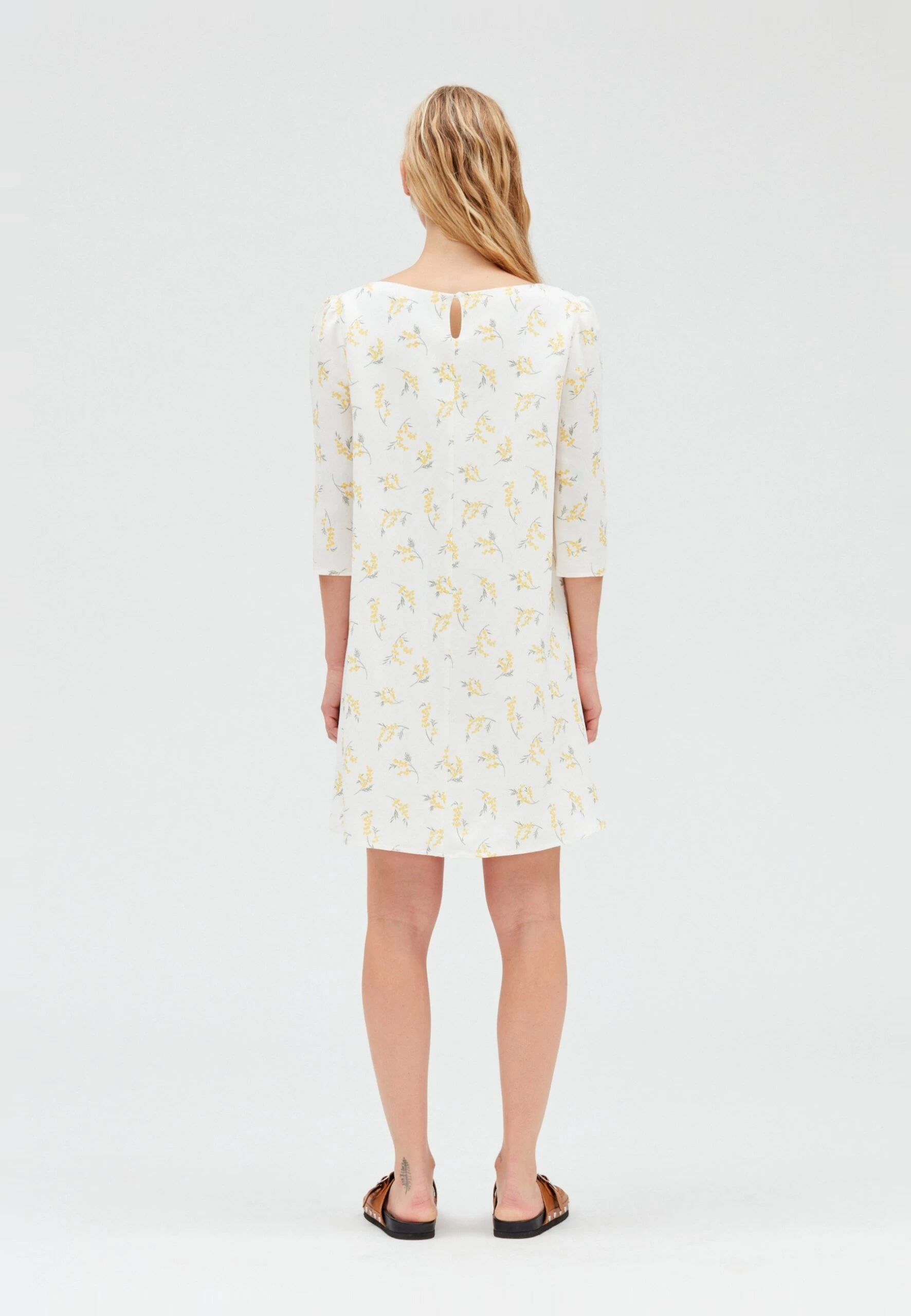 CLAUDIE PIERLOT Rififimimosa - Robe De Jour - Print Clair 5 CLAUDIE PIERLOT Rififimimosa - Robe De Jour - Print Clair – Image 3