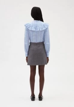 CLAUDIE PIERLOT Songe - Jupe Trapèze - Gris Chine 10 CLAUDIE PIERLOT Songe - Jupe Trapèze - Gris Chine -Claudie Pierlot Mode a2e4235cb0bc492c98ad670afd0c78c6