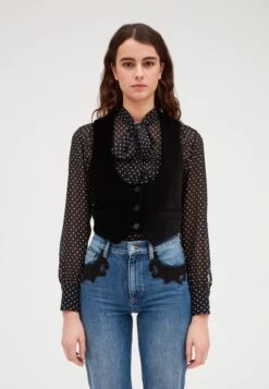 CLAUDIE PIERLOT Val - Veste Sans Manches - Noir
