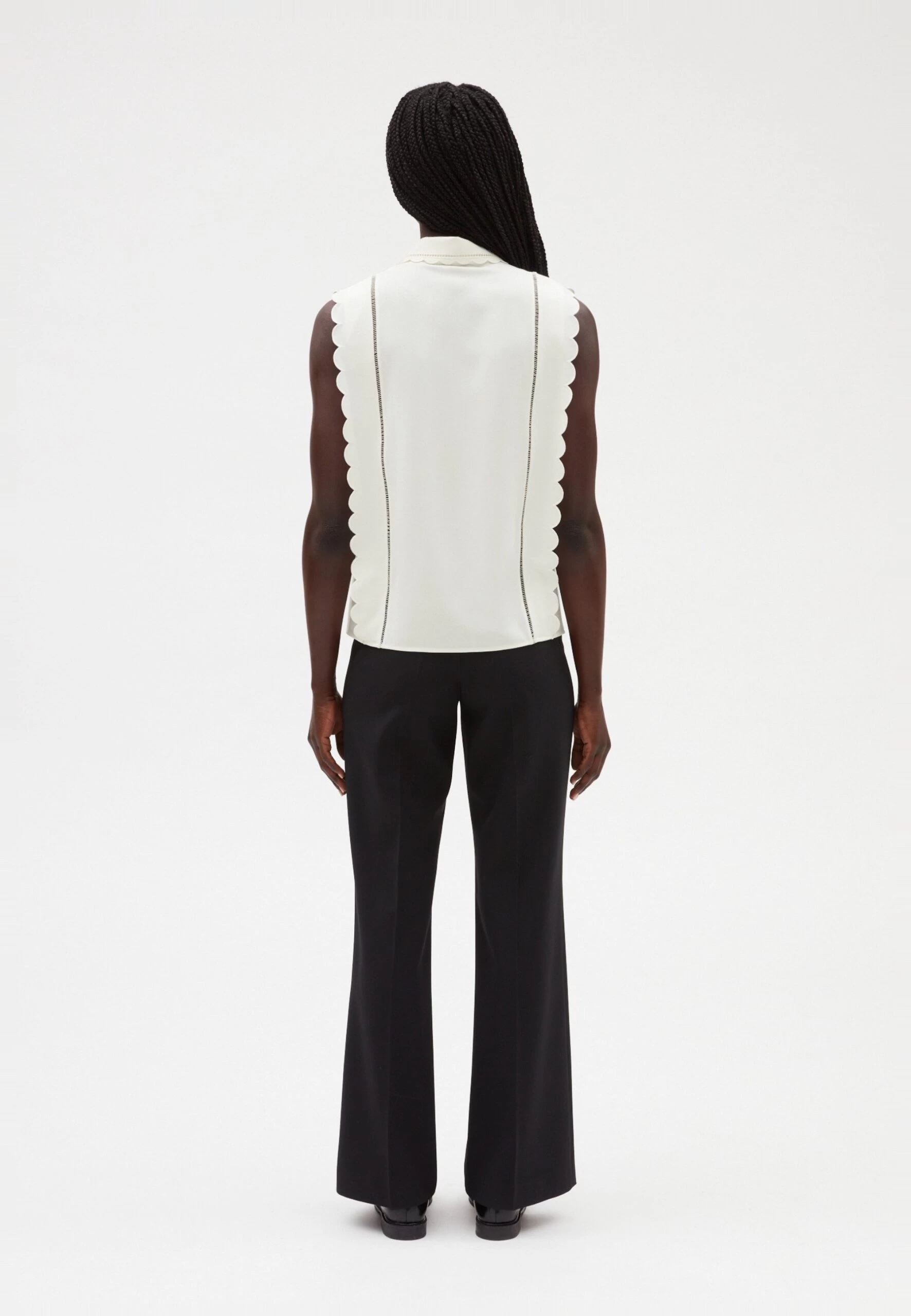 CLAUDIE PIERLOT Beflower - Débardeur - Ecru 5 CLAUDIE PIERLOT Beflower - Débardeur - Ecru – Image 3