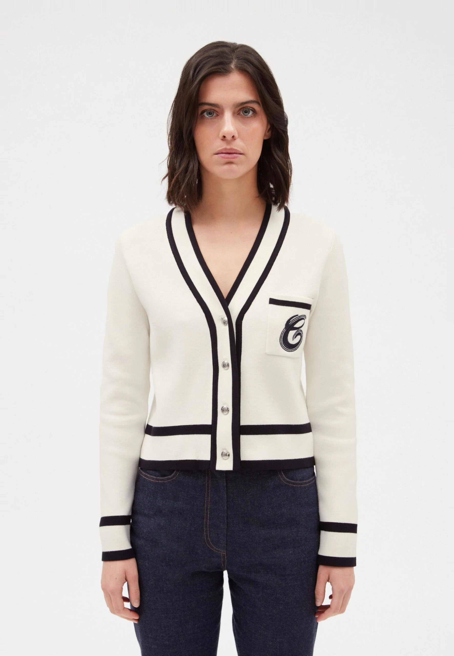 CLAUDIE PIERLOT Melusino - Gilet - Bicolore 3 CLAUDIE PIERLOT Melusino - Gilet - Bicolore