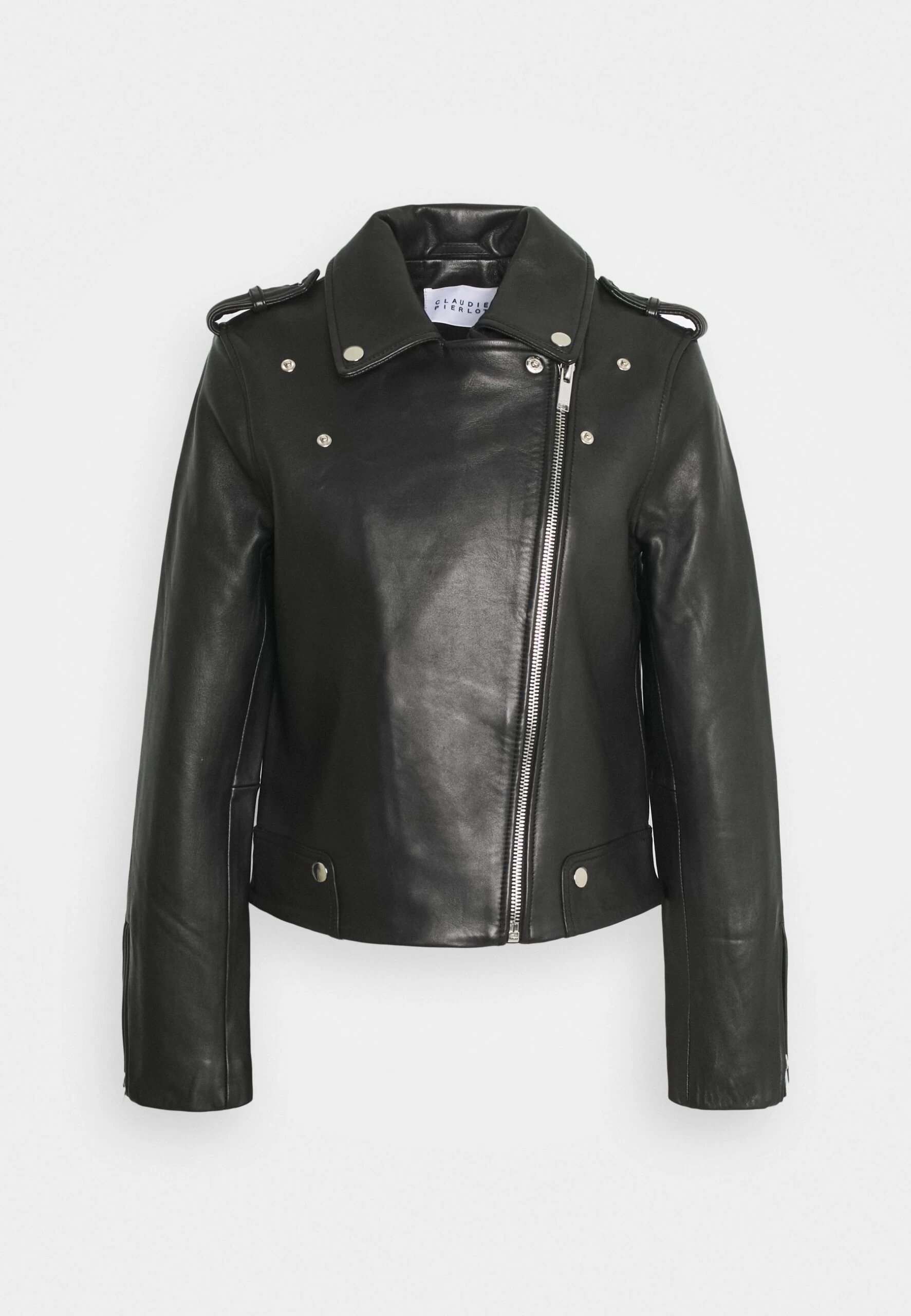 CLAUDIE PIERLOT Chouchou - Veste En Cuir - Noir 3 CLAUDIE PIERLOT Chouchou - Veste En Cuir - Noir