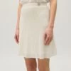 CLAUDIE PIERLOT Mymoney - Jupe Trapèze - Ecru 1 CLAUDIE PIERLOT Mymoney - Jupe Trapèze - Ecru -Claudie Pierlot Mode a8f1d789384d4700b5c1e0f4a5cd98b2