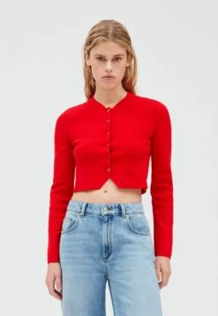 CLAUDIE PIERLOT Magnes - Gilet - Fraise