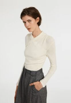 CLAUDIE PIERLOT Peggy - Pantalon Classique - Gris Chine -Claudie Pierlot Mode aa7152762dbe4f31b47858cf9e787ded