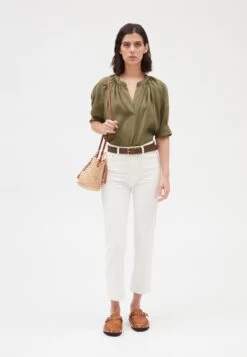 CLAUDIE PIERLOT Blouse - Kaki -Claudie Pierlot Mode abe2c593d33d49159327aede89babb4e