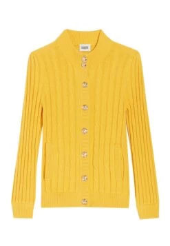 CLAUDIE PIERLOT Gilet - Jaune 12 CLAUDIE PIERLOT Gilet - Jaune -Claudie Pierlot Mode ac479bb11df14ac1b94b34ee57397a03