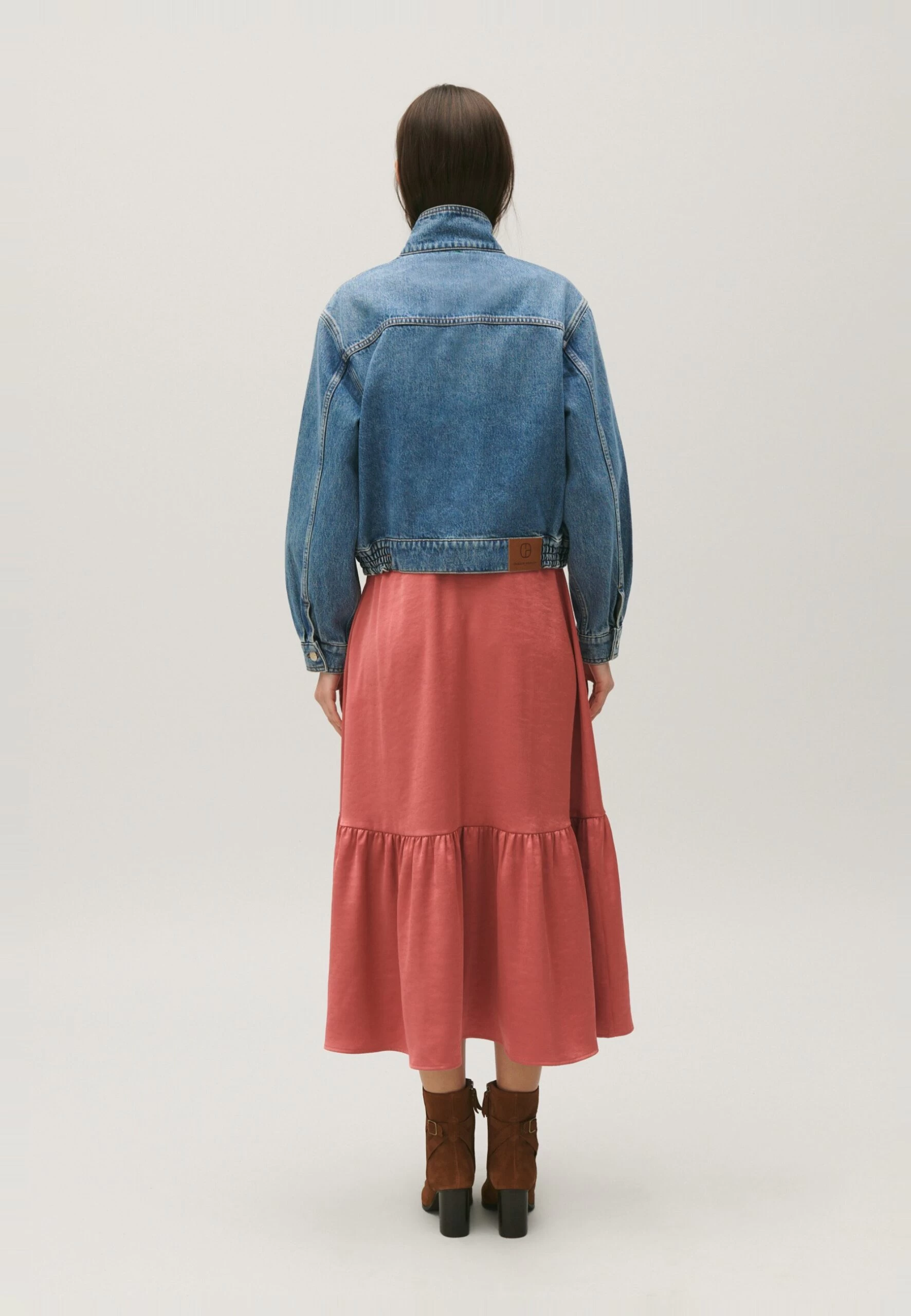 CLAUDIE PIERLOT Volume - Veste En Jean - Denim Mid Blue 5 CLAUDIE PIERLOT Volume - Veste En Jean - Denim Mid Blue – Image 3