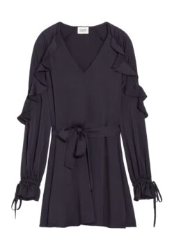 CLAUDIE PIERLOT Rollingo - Robe De Jour - Marine -Claudie Pierlot Mode ada4edc5c32743e69139bba262b04f10