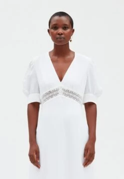 CLAUDIE PIERLOT Rivage - Robe De Jour - Blanc -Claudie Pierlot Mode ae85b7be3063478098d040a4e8fed25a