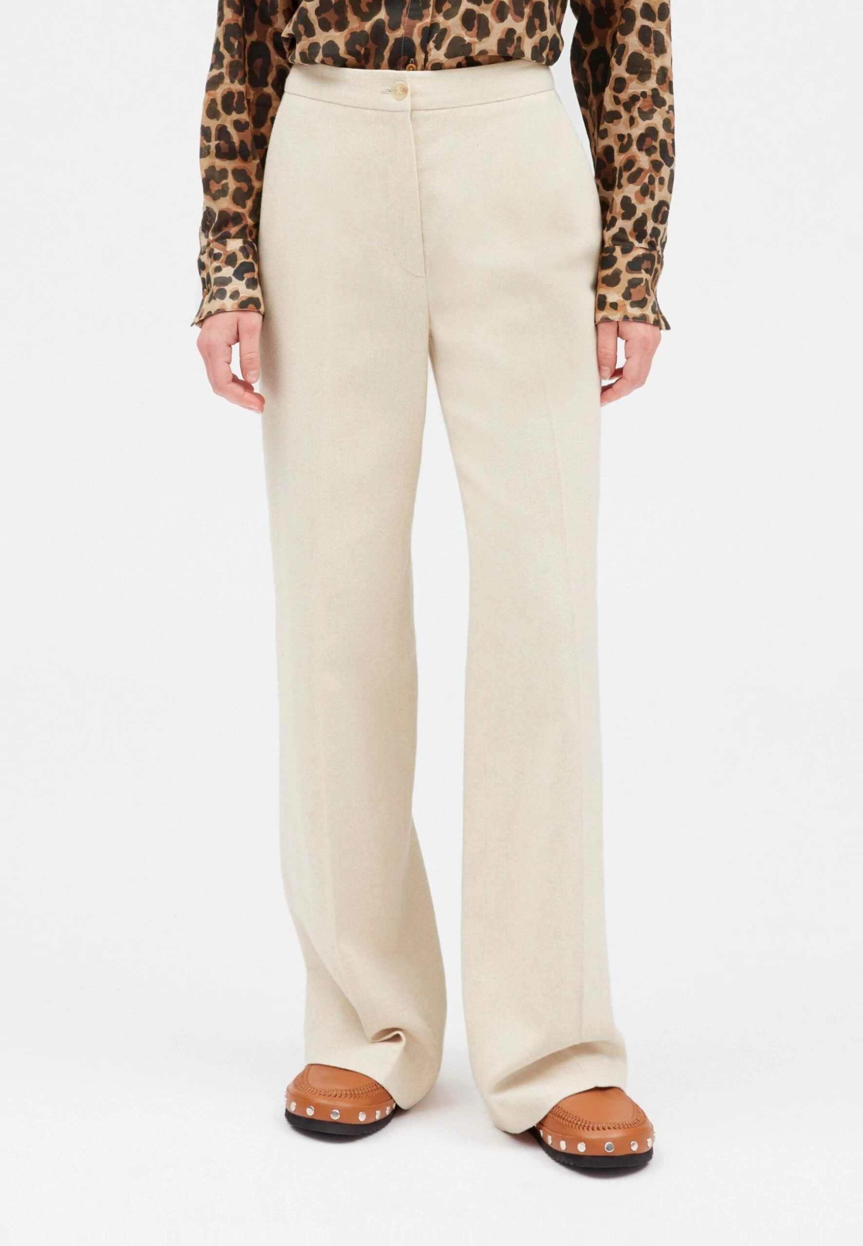 CLAUDIE PIERLOT Pistolin - Pantalon Classique - Lin 3 CLAUDIE PIERLOT Pistolin - Pantalon Classique - Lin