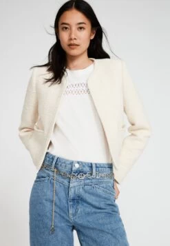 CLAUDIE PIERLOT Vondi - Blazer - Ecru -Claudie Pierlot Mode b0a94a6849be4afca9fb15221cf5e047
