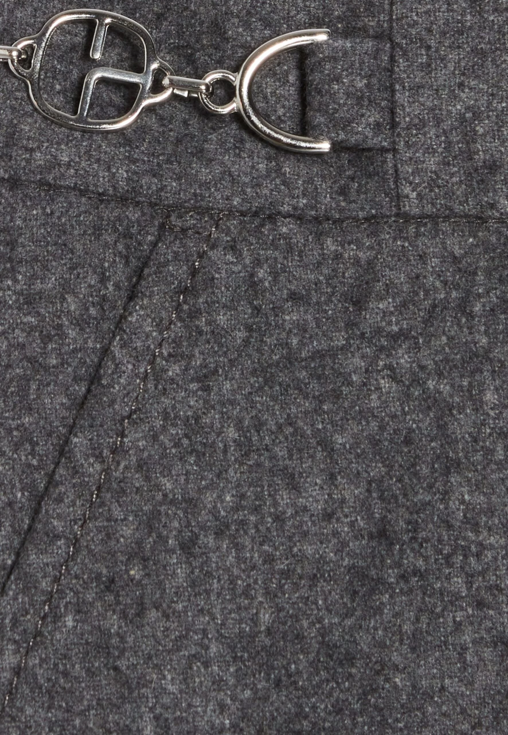 CLAUDIE PIERLOT Songe - Jupe Trapèze - Gris Chine 6 CLAUDIE PIERLOT Songe - Jupe Trapèze - Gris Chine – Image 4