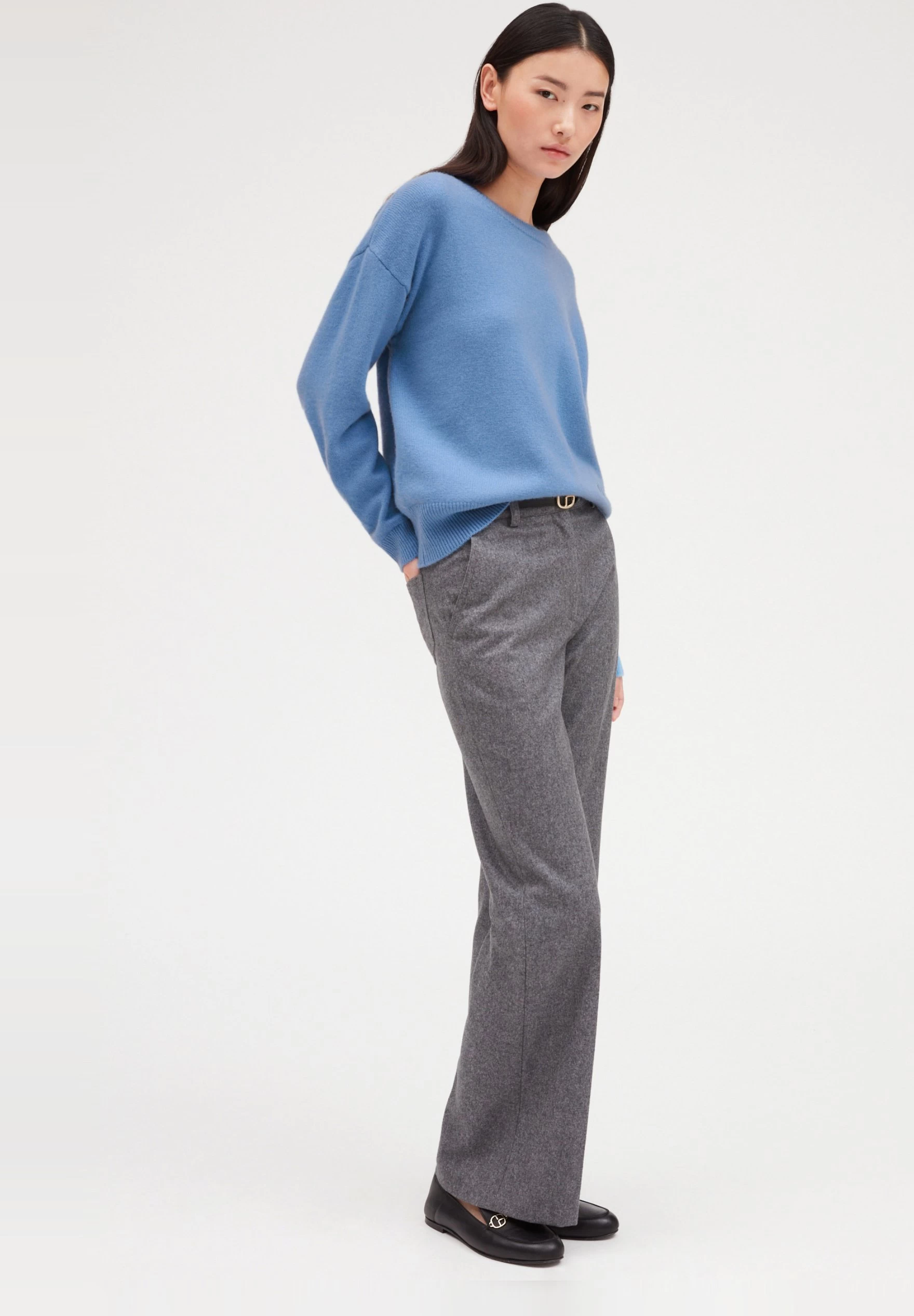 CLAUDIE PIERLOT Madi - Pullover - Bleu 4 CLAUDIE PIERLOT Madi - Pullover - Bleu – Image 2