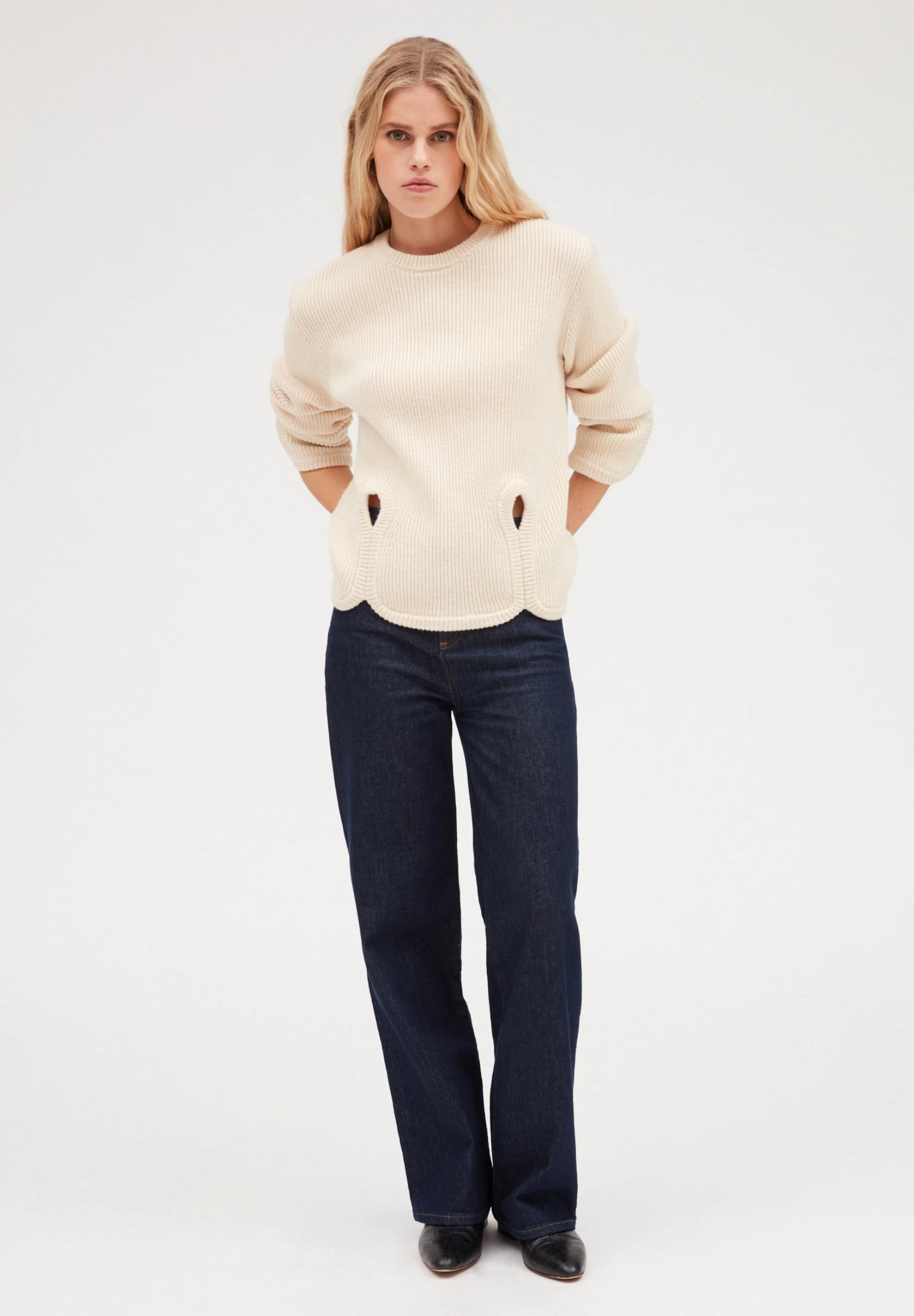 CLAUDIE PIERLOT Mathieu - Pullover - Vanille 4 CLAUDIE PIERLOT Mathieu - Pullover - Vanille – Image 2