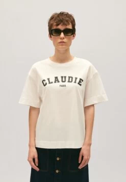 CLAUDIE PIERLOT Temma - T-Shirt Imprimé - Ecru