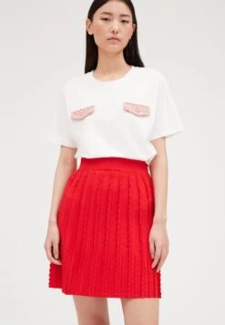 CLAUDIE PIERLOT Merina - Jupe Trapèze - Rouge 11 CLAUDIE PIERLOT Merina - Jupe Trapèze - Rouge -Claudie Pierlot Mode b76e164e56fb425994ac1d56b05d46f0