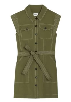CLAUDIE PIERLOT Reflexiona - Robe Chemise - Kaki 12 CLAUDIE PIERLOT Reflexiona - Robe Chemise - Kaki -Claudie Pierlot Mode b9ef5cbfb238494c933bbeba6900c5a3