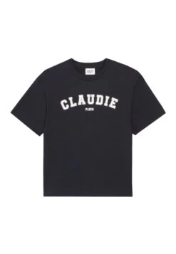 CLAUDIE PIERLOT Temma - T-Shirt Imprimé - Marine -Claudie Pierlot Mode bacd4c66f4cf49a3bbf10f42bac5759c