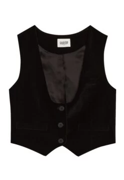 CLAUDIE PIERLOT Val - Veste Sans Manches - Noir -Claudie Pierlot Mode bd33894cb77c4d3986dc08f0c6c21d0b