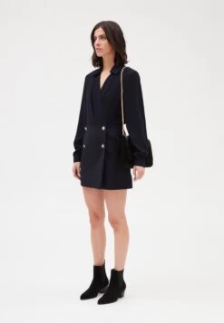 CLAUDIE PIERLOT Rock - Robe Chemise - Marine -Claudie Pierlot Mode bf2631ba29384e0986b019d955cd4348