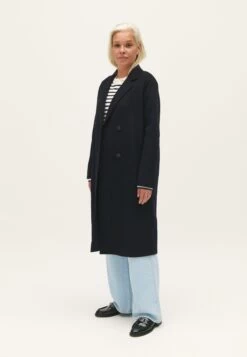 CLAUDIE PIERLOT Galant - Manteau Classique - Marine -Claudie Pierlot Mode c08669f8bcda4142acd1a542e73209ad