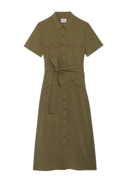 CLAUDIE PIERLOT Repos - Robe Chemise - Kaki -Claudie Pierlot Mode c0c33c7dbffd47ecaf6456c608fe0f17