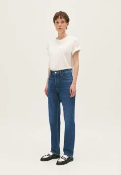CLAUDIE PIERLOT Paros - Jean Droit - Denim Fonce -Claudie Pierlot Mode c14b8bdcb59b4cc2864b517f2a83daf9