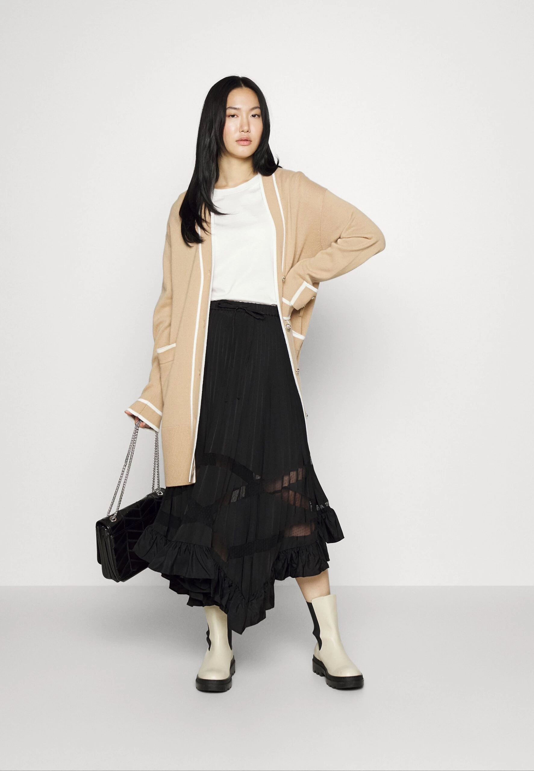 CLAUDIE PIERLOT Seloda - Jupe Crayon - Noir 4 CLAUDIE PIERLOT Seloda - Jupe Crayon - Noir – Image 2