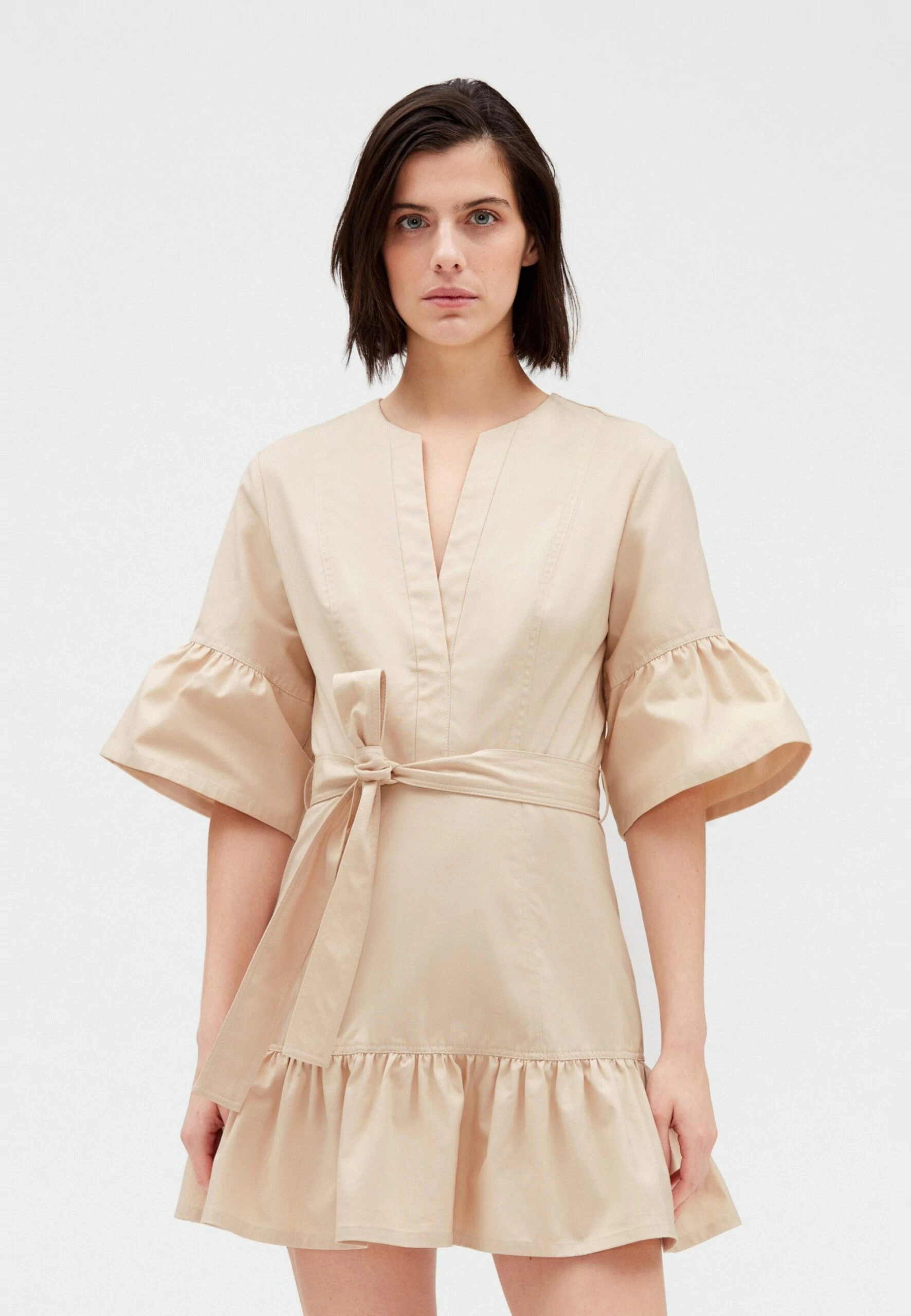 CLAUDIE PIERLOT Right - Robe De Jour - Mastic 3 CLAUDIE PIERLOT Right - Robe De Jour - Mastic