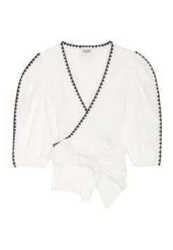 CLAUDIE PIERLOT Brigandbrode - Blouse - Ecru -Claudie Pierlot Mode c7f5c65f7c974578a9982810c1a8e1f4