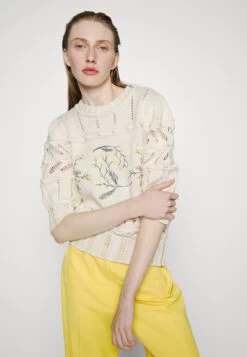 CLAUDIE PIERLOT Meliana - Pullover - Ecru -Claudie Pierlot Mode c95c991abe16429f8ba7e62e8ae50068