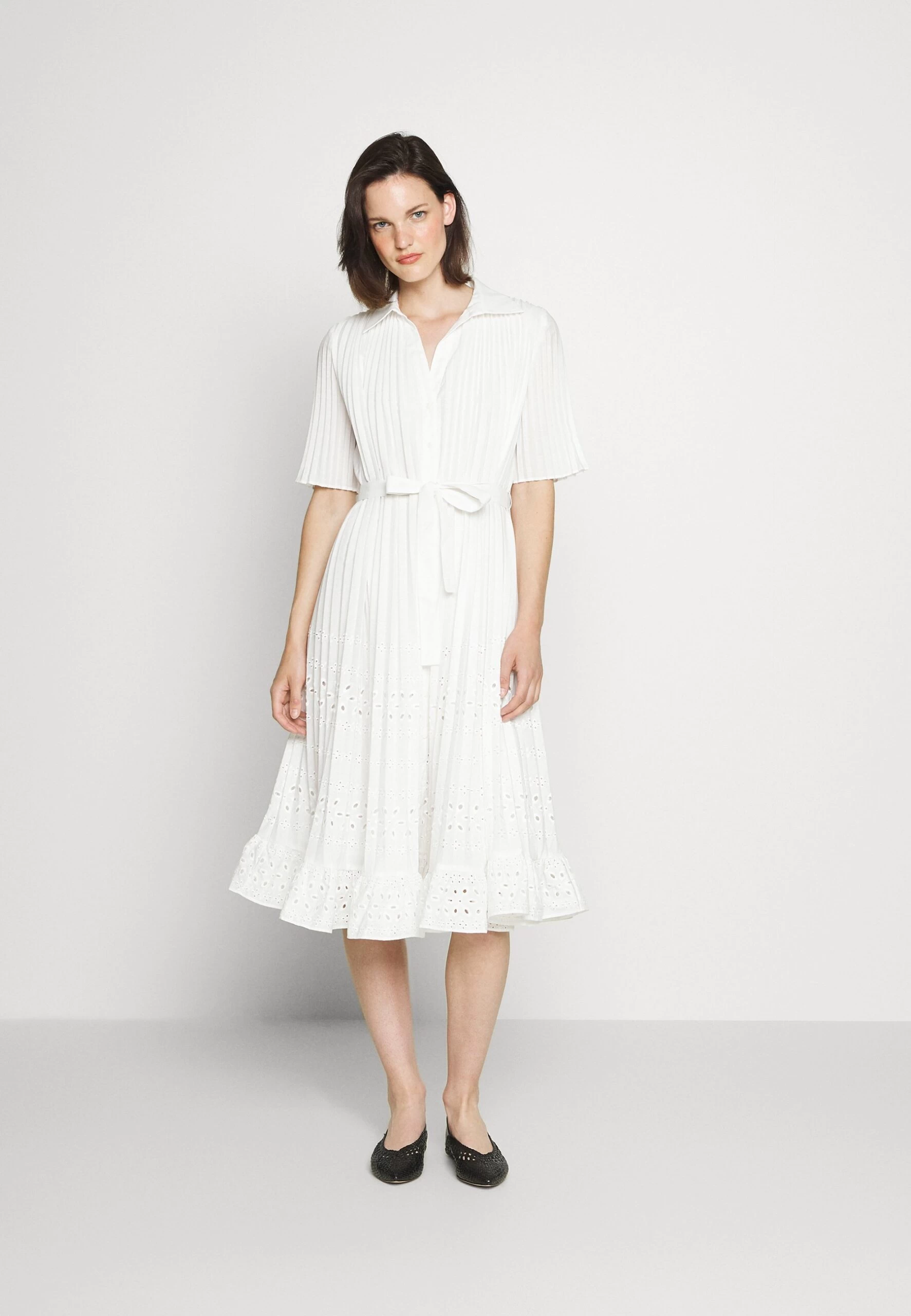 CLAUDIE PIERLOT Robe Chemise - Ecru 3 CLAUDIE PIERLOT Robe Chemise - Ecru