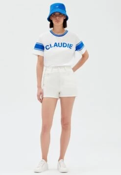 CLAUDIE PIERLOT Themus - T-Shirt Imprimé - Ecru